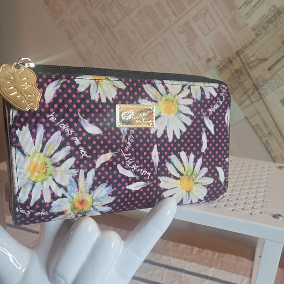Betsey Johnson Handbags - Betsey Johnson Floral Polka Dot Women's Wallet